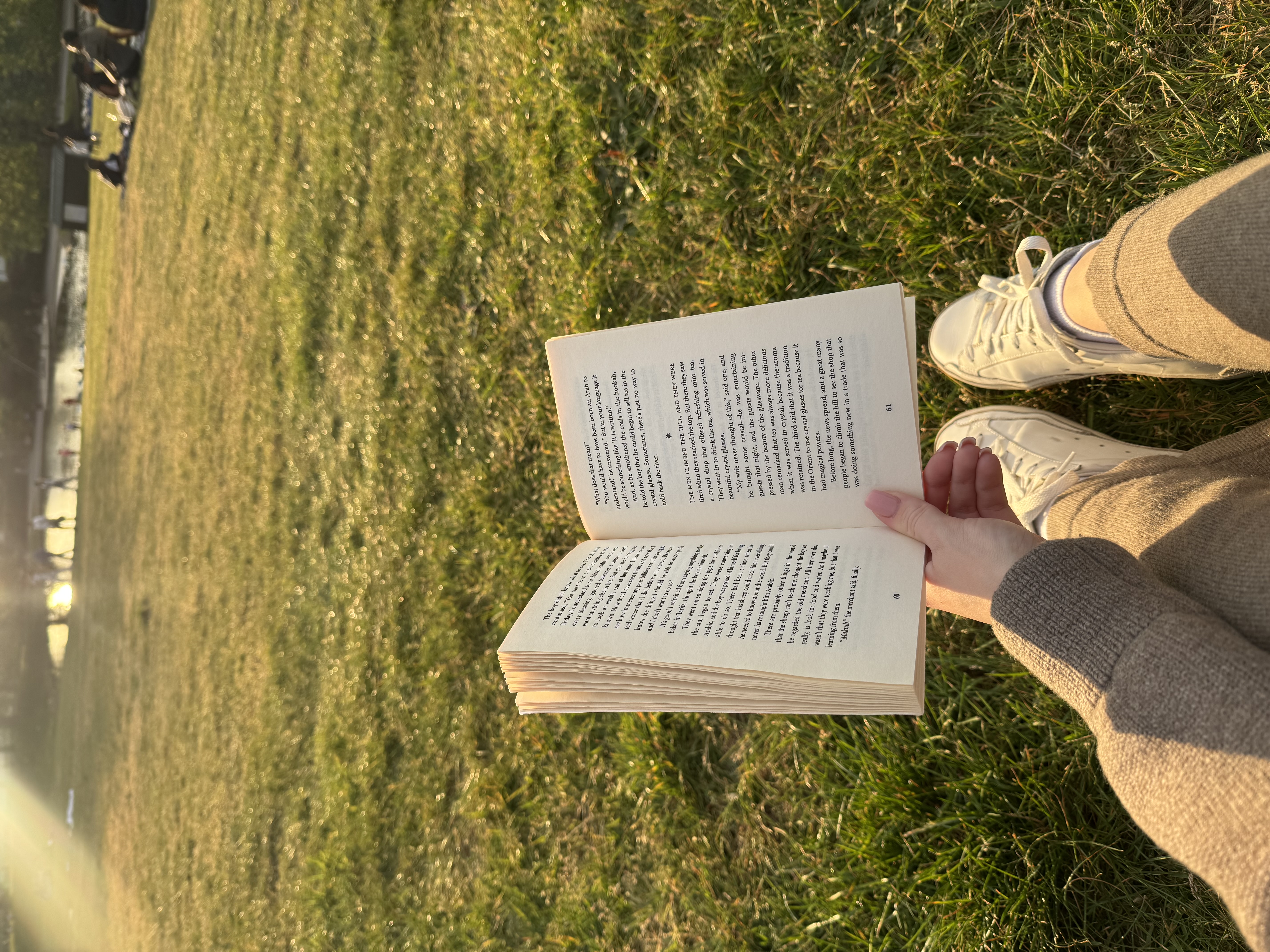 Reading in the park