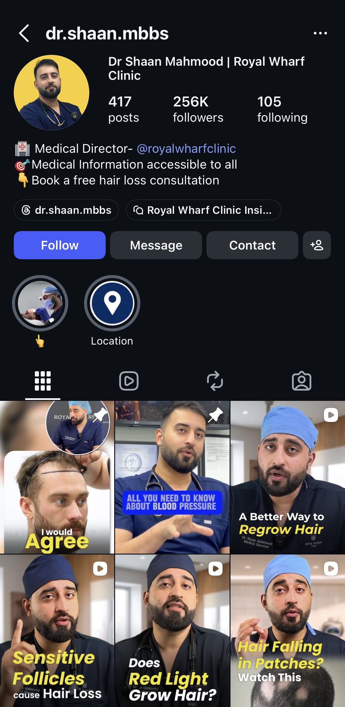 TikTok profile